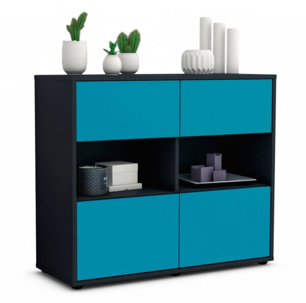 Sideboard Carmen, Türkis (92x79x35cm)