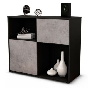 Sideboard Carola, Beton (92x79x35cm)