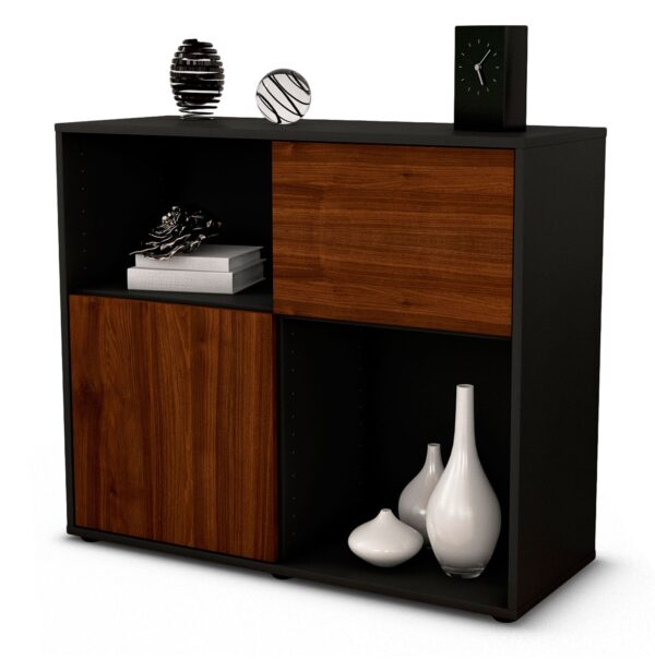 Sideboard Carola, Walnuss (92x79x35cm)