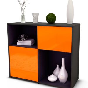 Sideboard Carola, Orange (92x79x35cm)