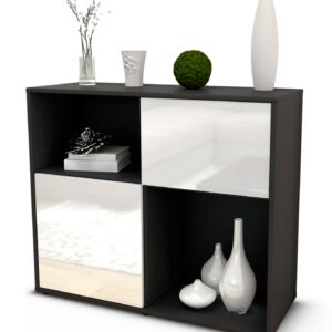Sideboard Carola, Weiß (92x79x35cm)