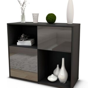 Sideboard Carola, Grau (92x79x35cm)