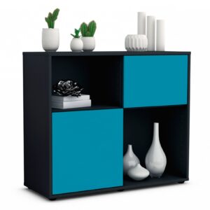 Sideboard Carola, Türkis (92x79x35cm)