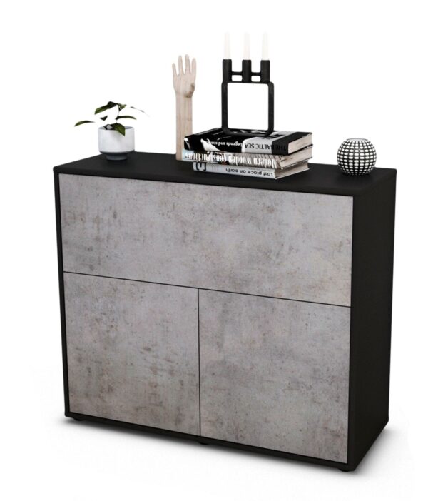 Sideboard Carolin, Beton (92x79x35cm)