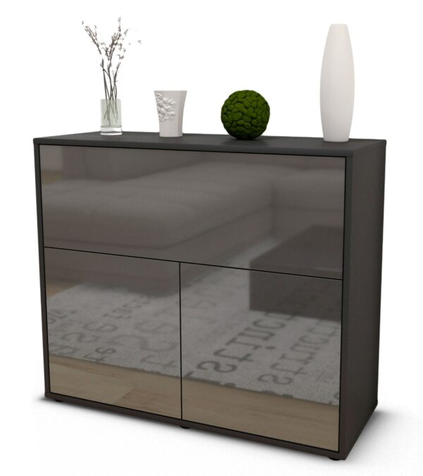 Sideboard Carolin, Grau (92x79x35cm)