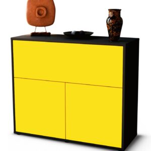Sideboard Carolin, Gelb (92x79x35cm)
