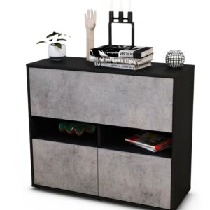Sideboard Cassandra, Beton (92x79x35cm)