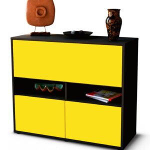 Sideboard Cassandra, Gelb (92x79x35cm)