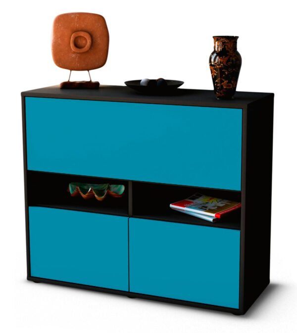 Sideboard Cassandra, Türkis (92x79x35cm)