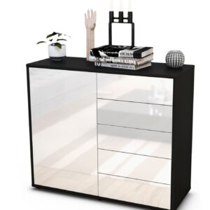 Sideboard Cecilia, Weiß (92x79x35cm)