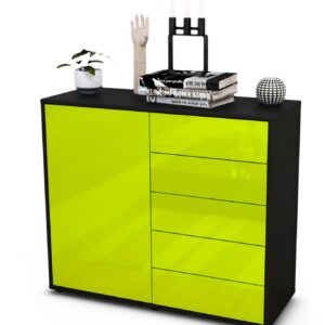 Sideboard Cecilia, Grün (92x79x35cm)