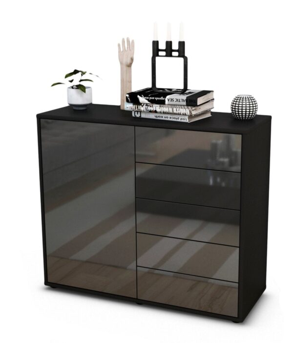 Sideboard Cecilia, Grau (92x79x35cm)
