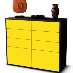 Sideboard Celeste, Gelb (92x79x35cm)