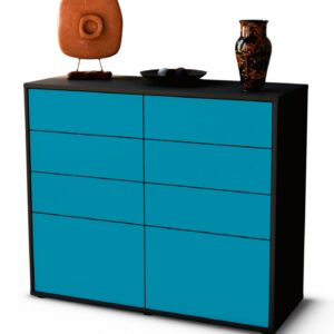 Sideboard Celeste, Türkis (92x79x35cm)