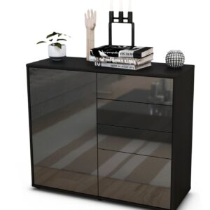 Sideboard Celestina, Grau (92x79x35cm)