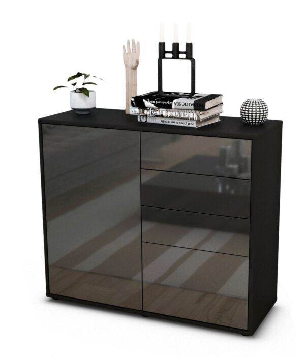 Sideboard Celestina, Grau (92x79x35cm)