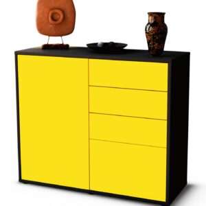 Sideboard Celestina, Gelb (92x79x35cm)
