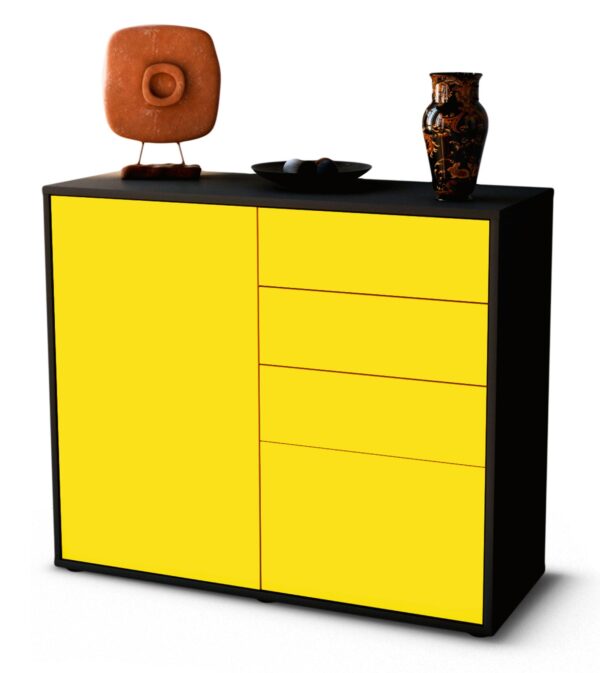 Sideboard Celestina, Gelb (92x79x35cm)
