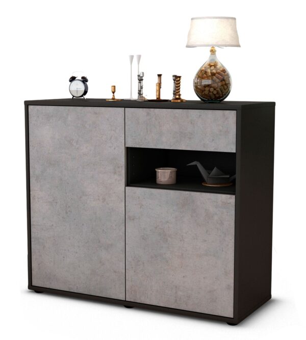 Sideboard Charlotta, Beton (92x79x35cm)