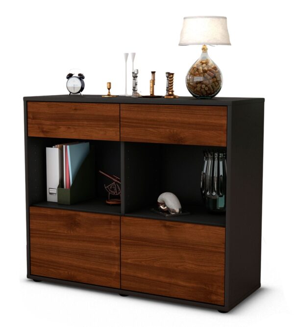 Sideboard Christina, Walnuss (92x79x35cm)