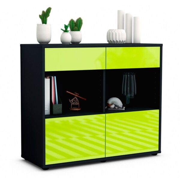 Sideboard Christina, Grün (92x79x35cm)