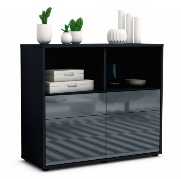 Sideboard Christine, Grau (92x79x35cm)