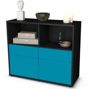 Sideboard Christine, Türkis (92x79x35cm)