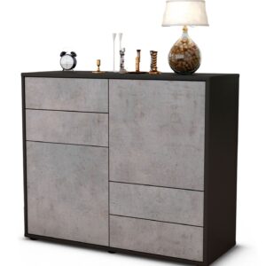 Sideboard Ciara, Beton (92x79x35cm)