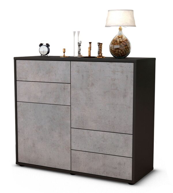 Sideboard Ciara, Beton (92x79x35cm)