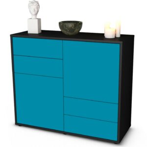 Sideboard Ciara, Türkis (92x79x35cm)