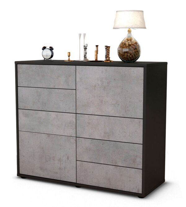 Sideboard Circe, Beton (92x79x35cm)