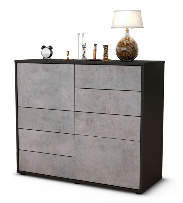 Sideboard Clarissa, Beton (92x79x35cm)