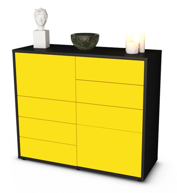Sideboard Clarissa, Gelb (92x79x35cm)