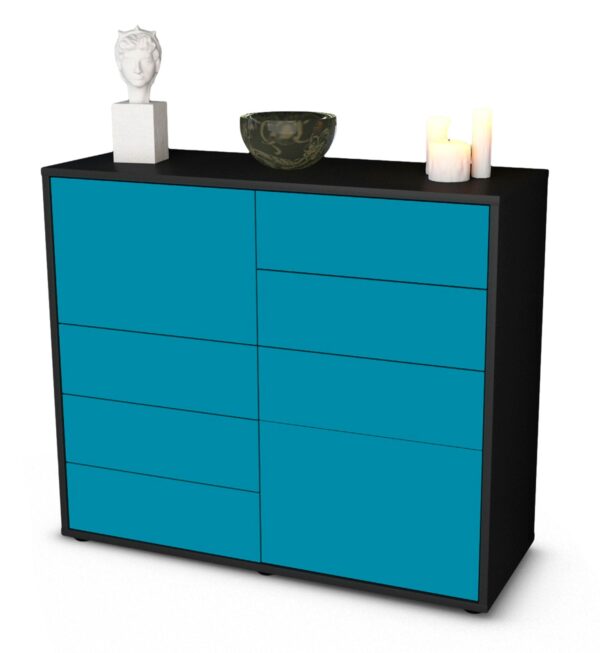Sideboard Clarissa, Türkis (92x79x35cm)
