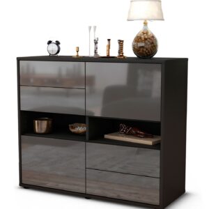 Sideboard Claudia, Grau (92x79x35cm)