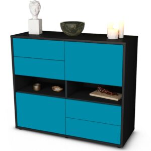 Sideboard Claudia, Türkis (92x79x35cm)