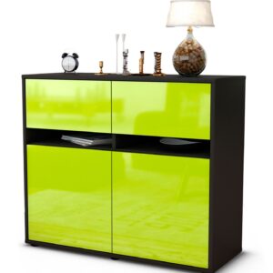 Sideboard Clea, Grün (92x79x35cm)