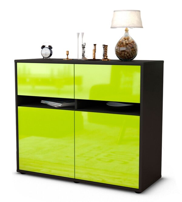 Sideboard Clea, Grün (92x79x35cm)