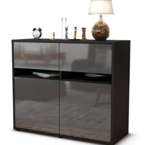 Sideboard Clea, Grau (92x79x35cm)