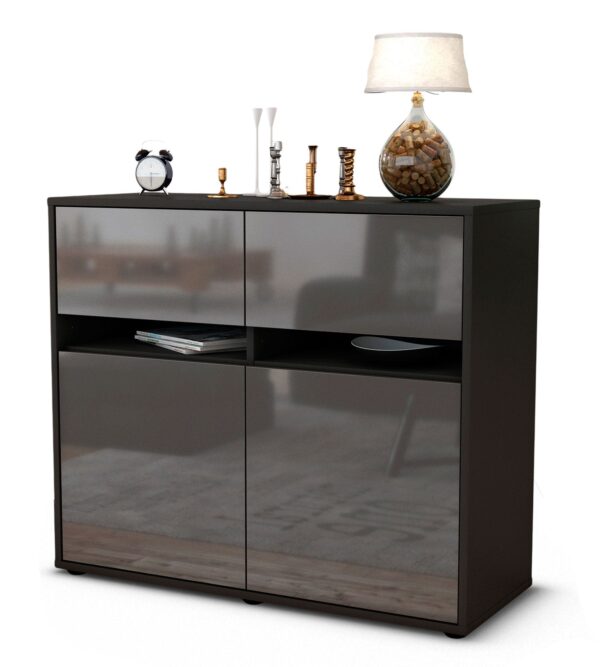 Sideboard Clea, Grau (92x79x35cm)