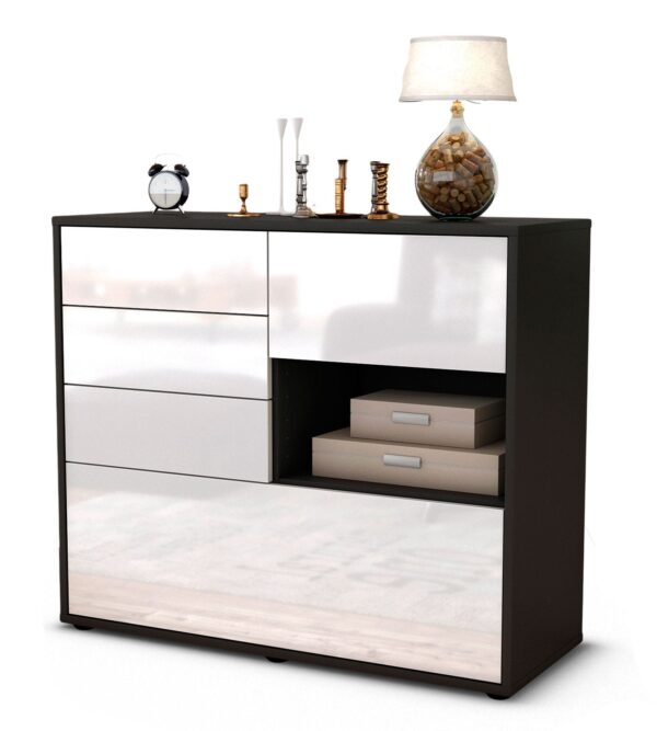 Sideboard Coco, Weiß (92x79x35cm)