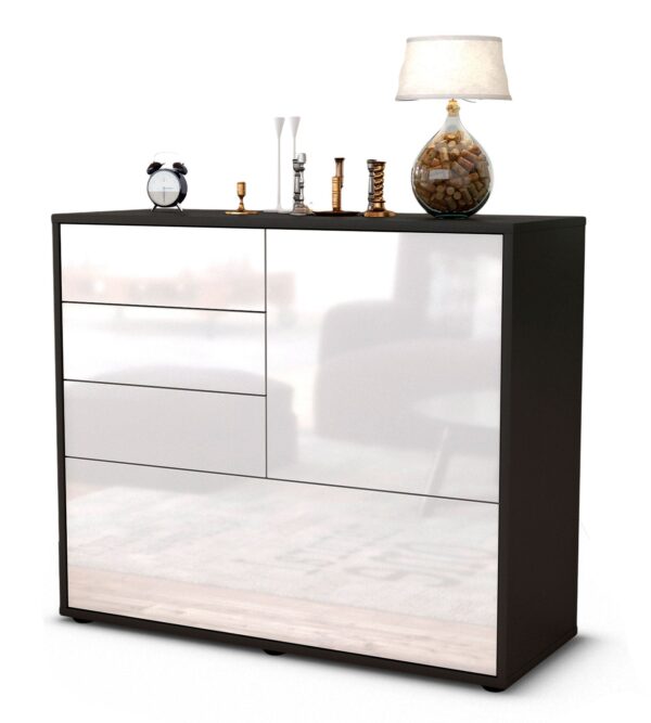 Sideboard Corina, Weiß (92x79x35cm)