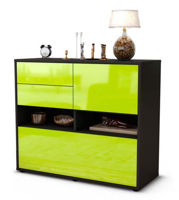 Sideboard Cornelia, Grün (92x79x35cm)