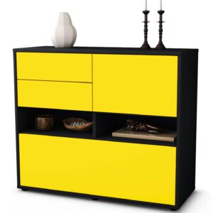 Sideboard Cornelia, Gelb (92x79x35cm)