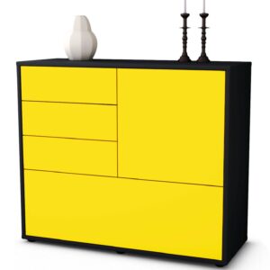 Sideboard Cosima, Gelb (92x79x35cm)