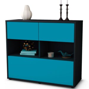 Sideboard Cosima, Türkis (92x79x35cm)