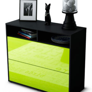 Sideboard Cosma, Grün (92x79x35cm)