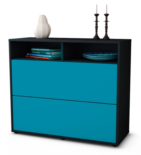 Sideboard Cosma, Türkis (92x79x35cm)