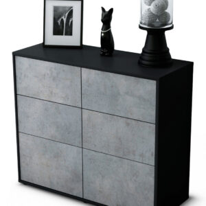 Sideboard Dalida, Beton (92x79x35cm)