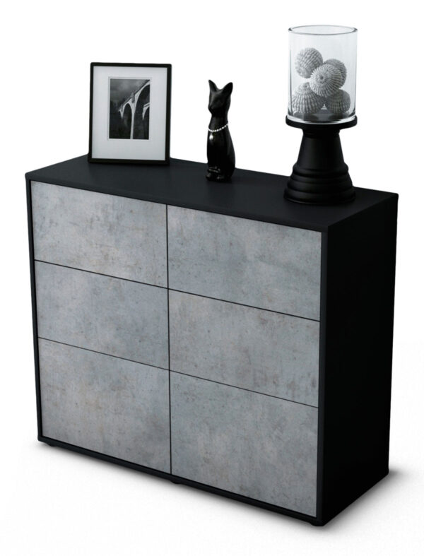 Sideboard Dalida, Beton (92x79x35cm)